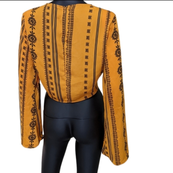 HOUSE OF HARLOW 1960 X REVOLVE 2 SET Joni Pants & Jane Blouse Inca Tribal Print - Picture 10 of 15